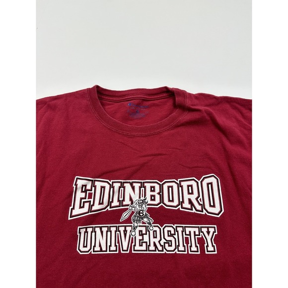 Edinboro University Short Sleeve TShirt Tee Shirt XL Champion - Picture 2 of 6